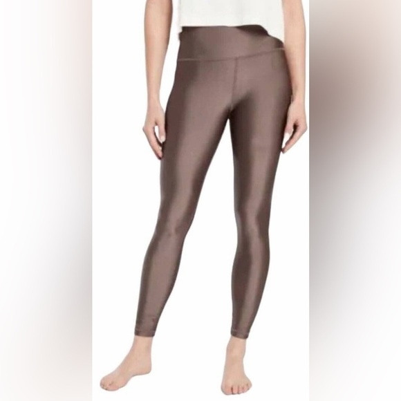 NWOT Athleta Elation Shine Tights in Coffee House - Picture 4 of 6